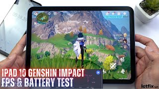 iPad 10.9 inch 2022 Genshin Impact Gaming test | Apple A14 Bionic