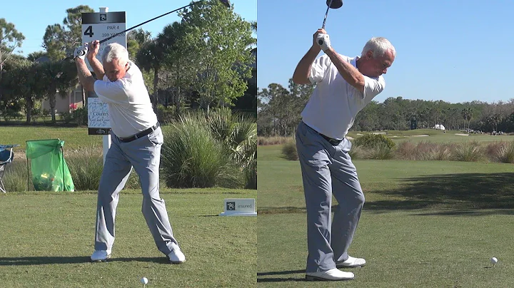 CURTIS STRANGE - DRIVER GOLF SWING SYNCED FACE-ON & DTL FULL & SLOW MOTION 1080p HD