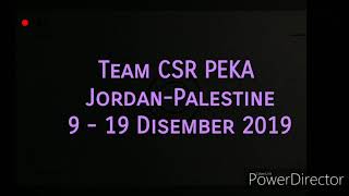 CSR PEKA Jordan-Palestine : Introduction