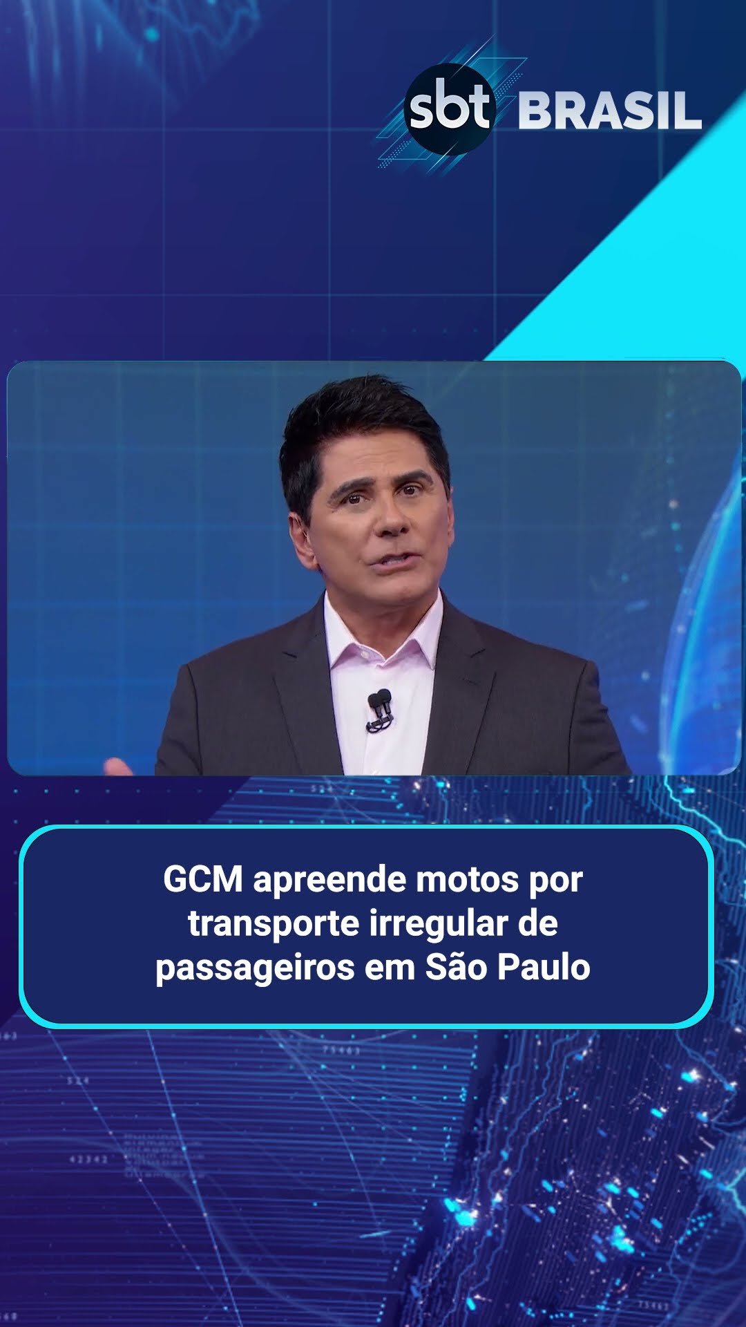 Motos são apreendidas por serviço irregular de mototáxi em São Paulo | SBT Brasil (15/01/25)