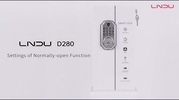 LNDU D280 Settings of Normally- open Funtion