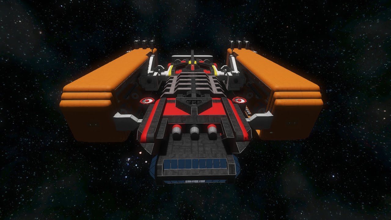 Space Engineers Rocketship Space Engineers - 2 stage Rocket ship take off from Earth - YouTube