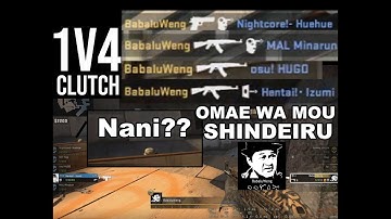 CS:GO Overpass 1v4 deag eco clutch