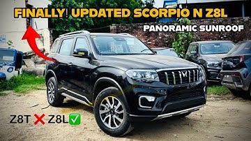 Mahindra Scorpio N Updated ⬆️ Z8L Top model🔥 Now choose Z8L instead of Z8T, it