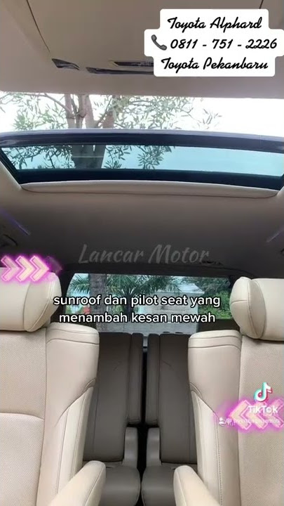 TOYOTA ALPHARD 2022 | TOYOTA PEKANBARU | AGUNG TOYOTA SM AMIN ARENGKA 2 | 08117512226