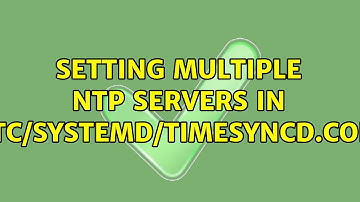 Setting multiple NTP servers in /etc/systemd/timesyncd.conf