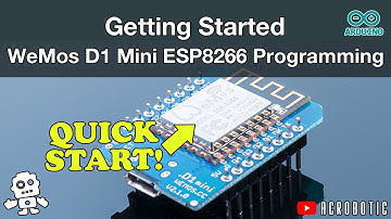 Getting Started | ESP8266 WeMos D1 Mini Programming w/ Arduino IDE (Mac OSX and Windows) | ACR-00029