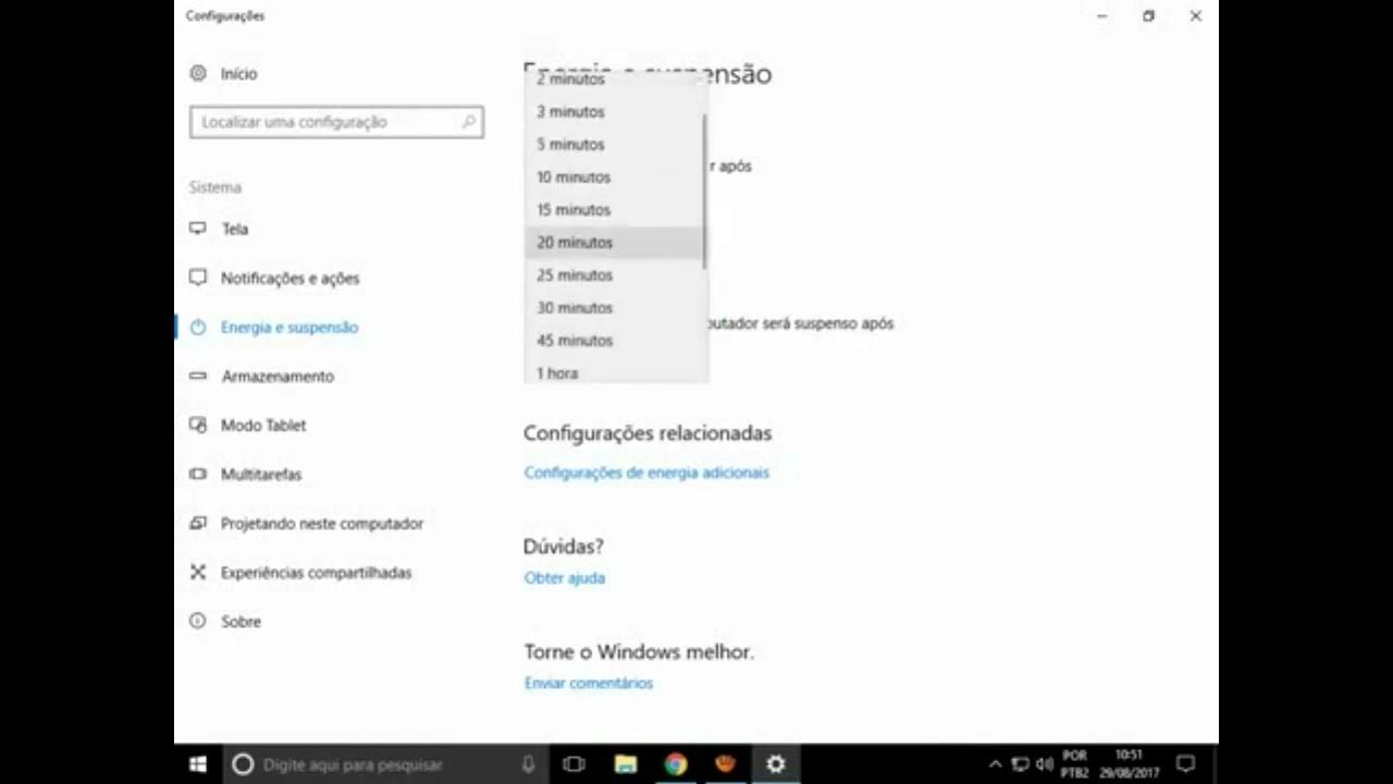 Como tirar o descanso de tela do windows 10 youtube