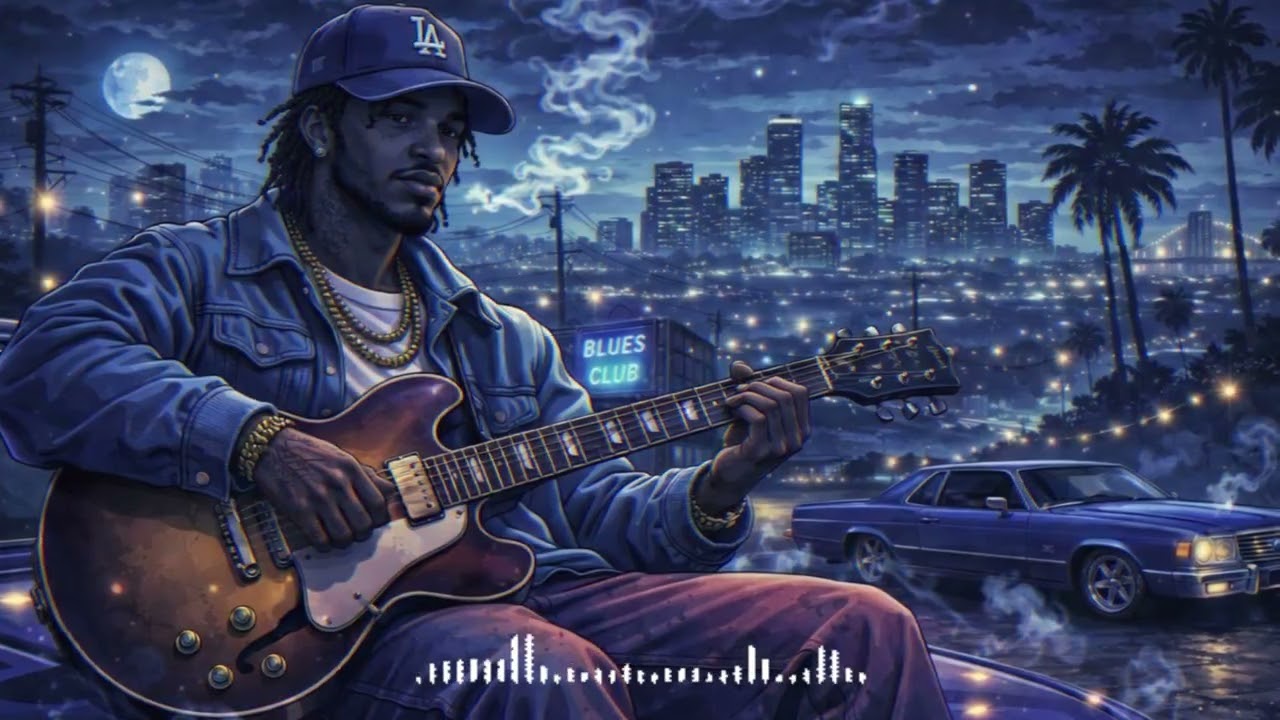 Late Night Smoke Session 🌿 Bluesy Chill Rap & Hip Hop | OG Hazy Vibes • Relaxing Blues Mix