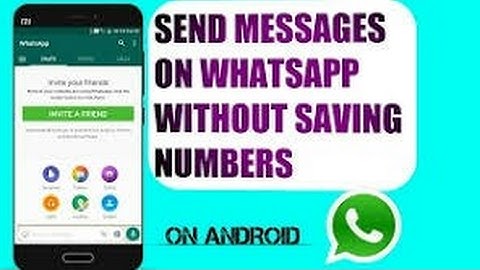 Send Whatsapp Message Without Saving Number / Whatsapp Latest 2017 trick /
