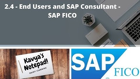 2.4 - End Users and SAP Consultant - SAP FICO