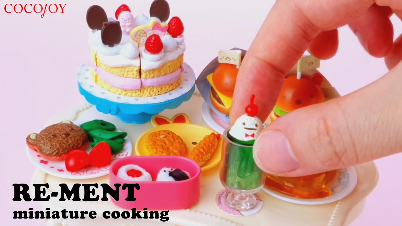 JPN/ENG CC] RE-MENT 'Sumikko gurashi - Exciting cooking' Miniature