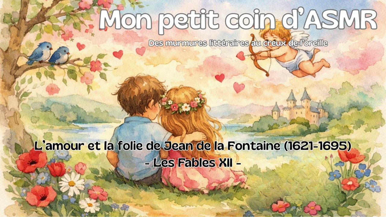 ASMR-FR Chuchotement du poème L'amour et la folie de Jean de la fontaine