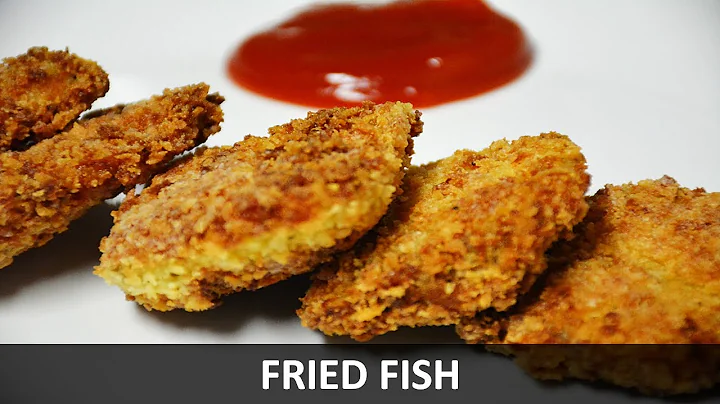 Fried Fish | Panko Batter Fried Fish | Fried Fish Panko BreadCrumbs | Crispy Fried Fish Fillet