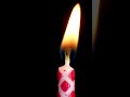 Birthday Candle Burning Magnified 4K Video Birthday Candle Burning Magnified 4K Video