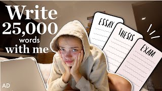 Study With Me for Finals Week at University Vlog! 💌