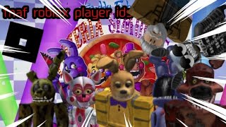 FNAF ROBLOX IDS ( for piggy build mode and roblox studio)