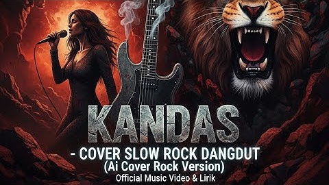 KANDAS - COVER SLOW ROCK DANGDUT (Ai Cover Rock Version) Official Music Video & Lirik
