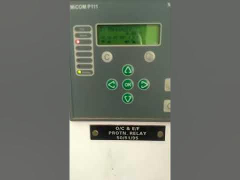 Relay micom p111 - YouTube