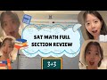 SAT MATH SECTION 1 REVIEW(tips/tricks + hacks to save time)
