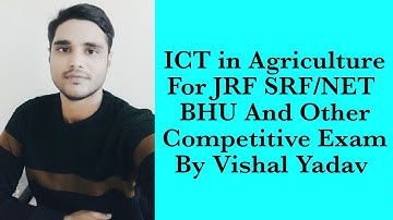 #ict in agriculture#extension#net#bhu#jrf#srf#upcatet#uphesc#Extesion by Vishal #
