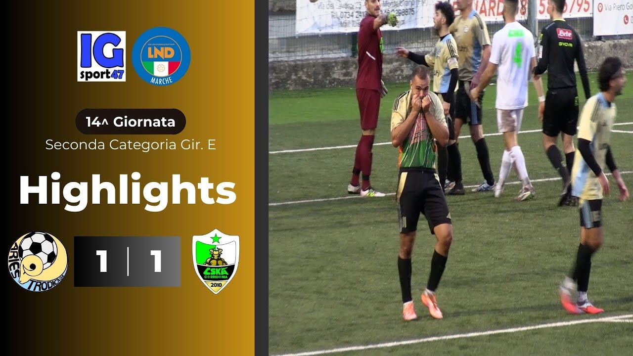 Aries Trodica-Cska Corridonia 1-1 (Seconda Categoria Gir. E)