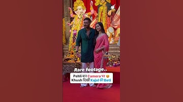 Ajay Devgan hug 🤗 durga pandal 🙏 Nayesha kajol 😘 shocking 4k Shorts video