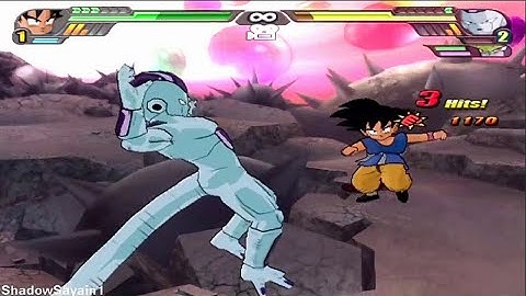 DBZ BT3 Kid Goku (GT) vs Final Form Frieza & Perfect Cell