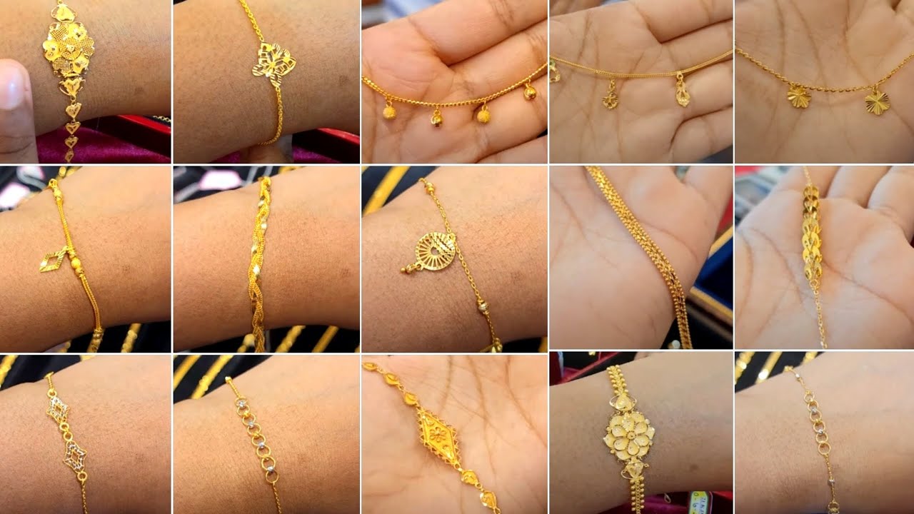 Gold Bracelet Light Weight Most Beautiful Designs 2024 | সোনার লেজারকাট রেসলেট কালেকশন 