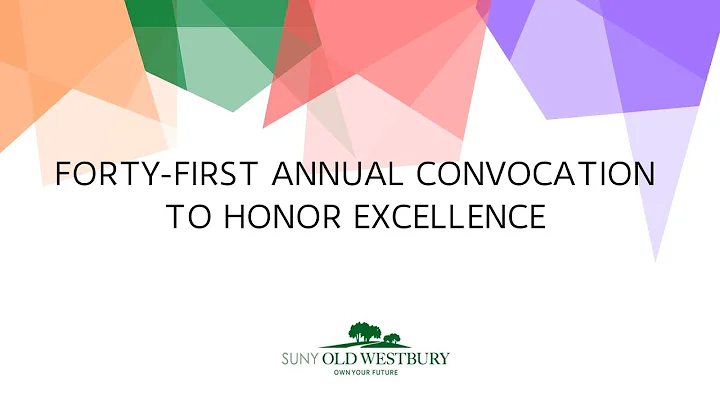 Forty-First Annual Convocation to Honor Excellence