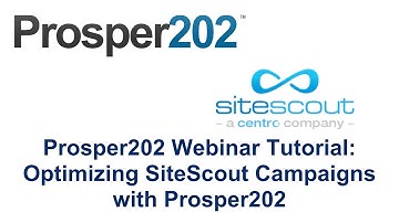 Optimizing SiteScout Campaigns with Prosper202