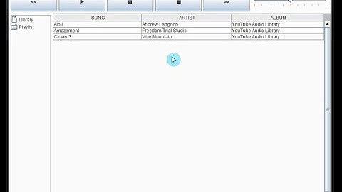 Java MP3 Player Demo