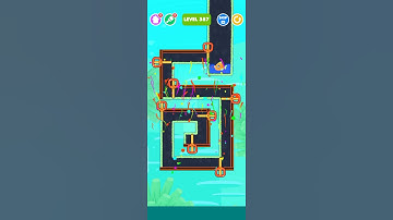 save the fish Level 387 - mobile game/fishdom #shorts
