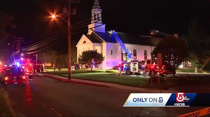 Firefighter called to battle flames in church wher...