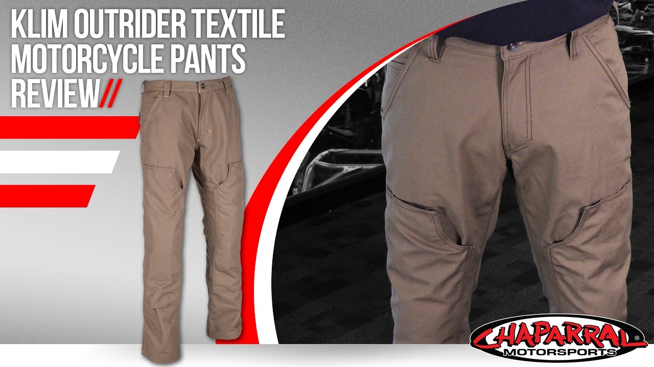 Klim Outrider Textile Motorcycle Pants Review - YouTube