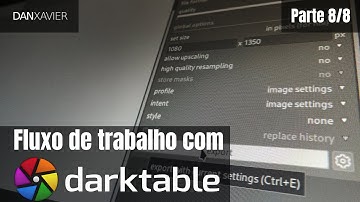 Etapa 8/8 - Exportar a foto - Aula do Fluxo de trabalho com Darktable