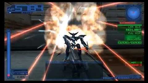 Armored Core 3 Silent Line Portable Attack Unexplored Region Quadstab Run