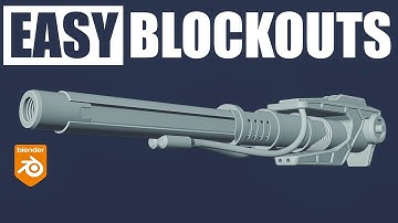 How to BLOCKOUT in Blender - modelling tutorial