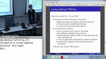Day 1 Part 14: Intro Trusted Computing