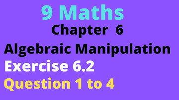 Exercise 6.2  question 1 to 4 class 9th | 9 Maths