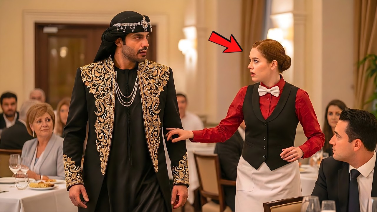 MILLONARIO ÁRABE FURIOSO SE IBA — HASTA QUE LA MESERA LO SORPRENDIÓ AL HABLAR ÁRABE