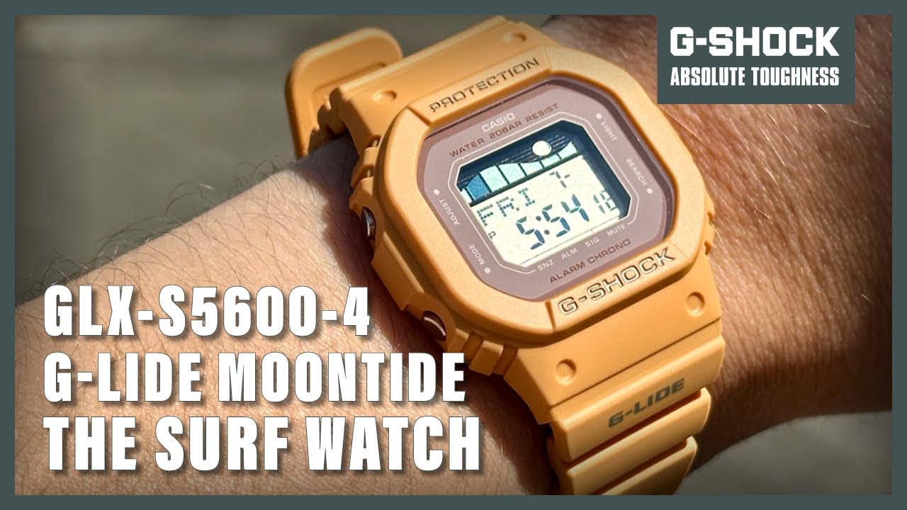 Unboxing The Casio G-Shock G-Lide GLX-S5600-4 - YouTube