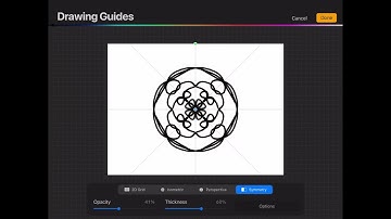 Procreate:  How to use the symmetry tool | Tutorial