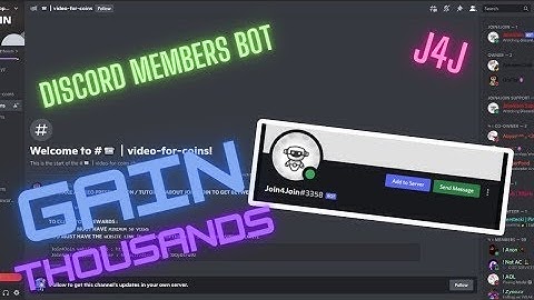 Join4Join! Discord tool for unlimited members!