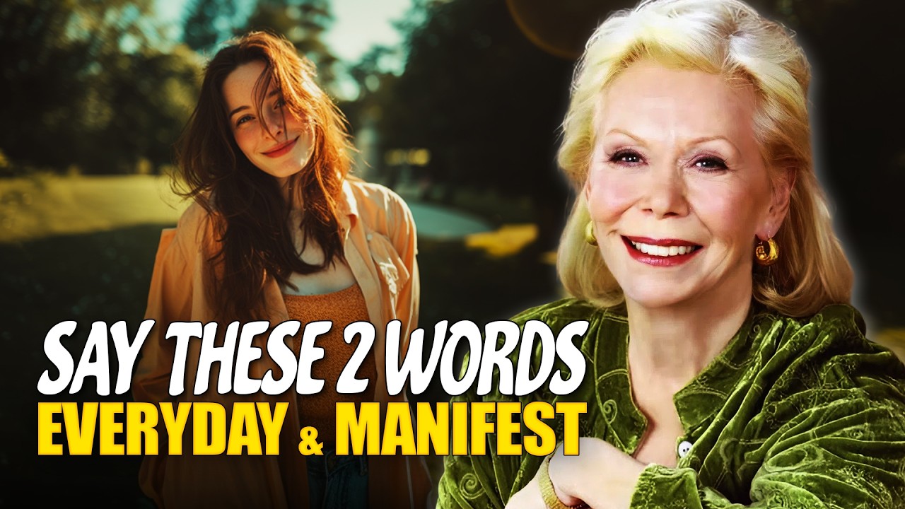 Louise Hay: These 2 Words Will Manifest Your Dream Life | It Works Like ...