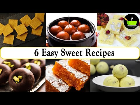 Sweets Recipes   6 Indian Desserts Recipes   Quick & Easy Sweets Recipe   Indian Sweets Recipe