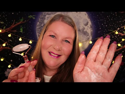 ASMR Midnight Spa Roleplay ☆ Layered Sounds ☆ Peeling, Mask, Creme, Brush, Water ☆ Deutsch German
