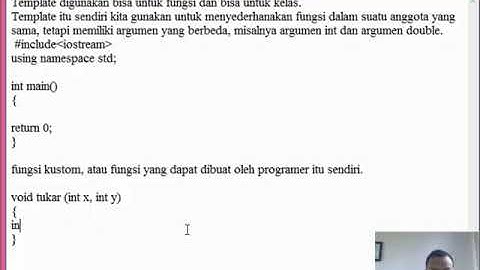 Materi Template pada Fungsi dalam Pemrograman C++