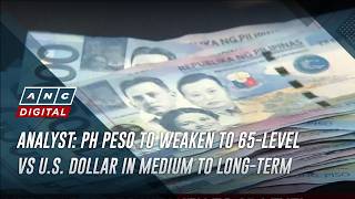 Analyst: PH peso to weaken to 65-level vs U.S. dollar in medium to long-term | ANC