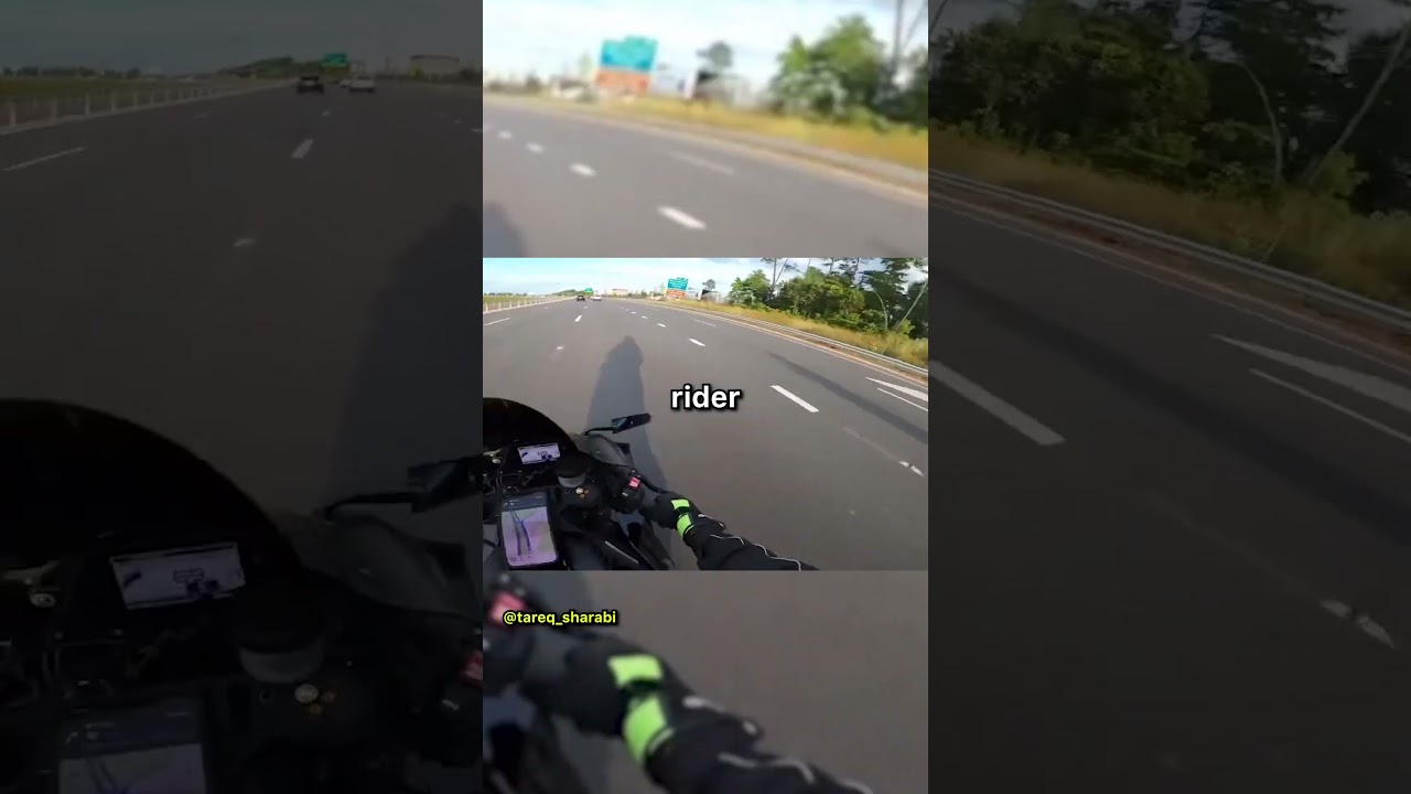 Jeep Nearly Hits Biker Off The Road